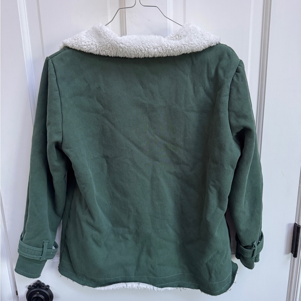Carhartt Women’s Size Small Green Utility Jacket with Sherpa Lining - Picture 9 of 9